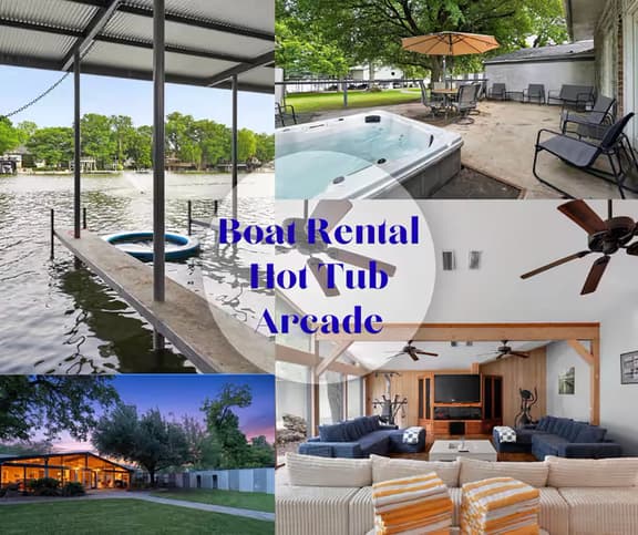 Lake McQueeney Boat Haus | Sleeps 25 | Water & Fun